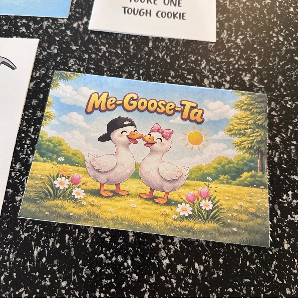 Handmade Greeting Cards Set Of 5 NEW